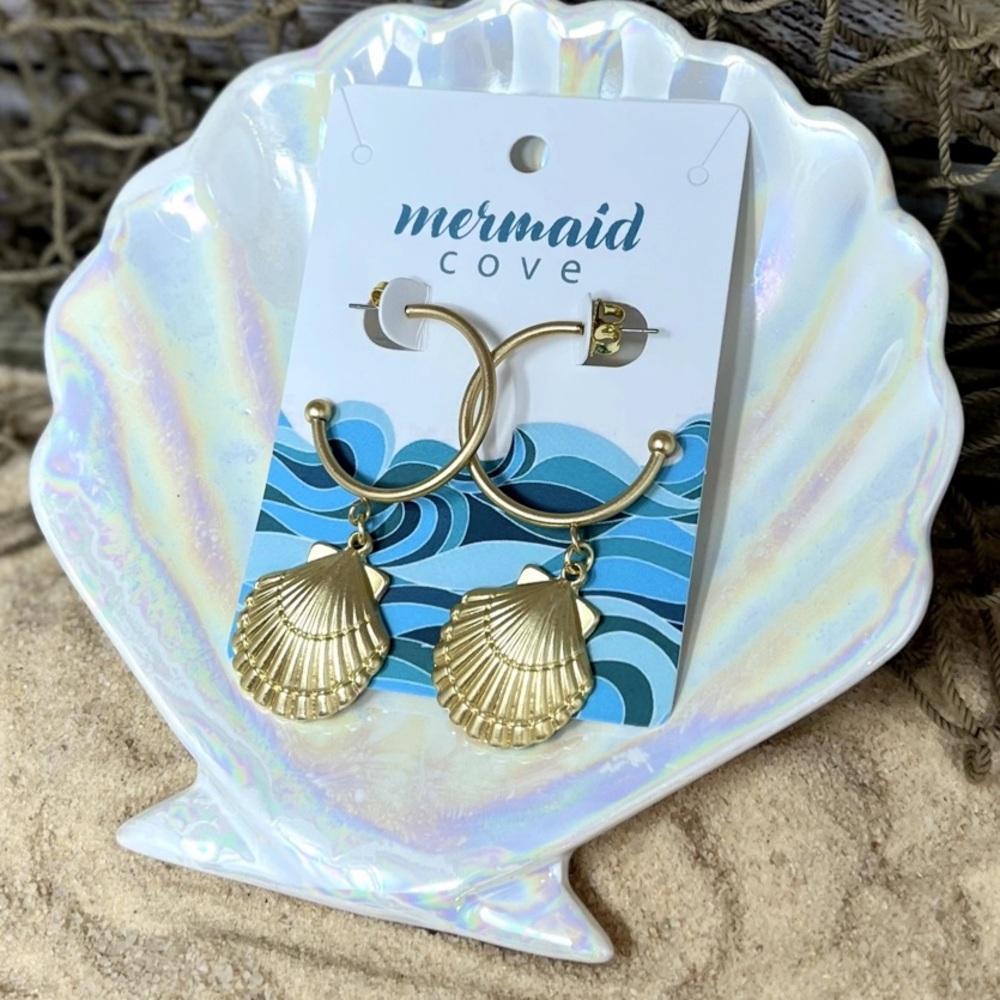 SARNDINIA Charm Hoop Earrings - Picture 2 of 3